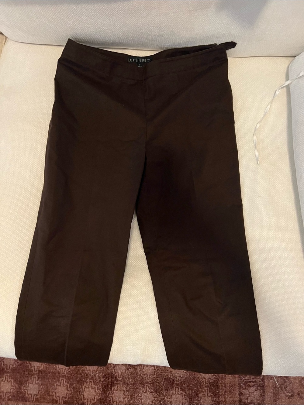 Lafayette 148 New York Black Women’s Brown Trousers